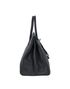Birkin 35 In Black Clemence, side view